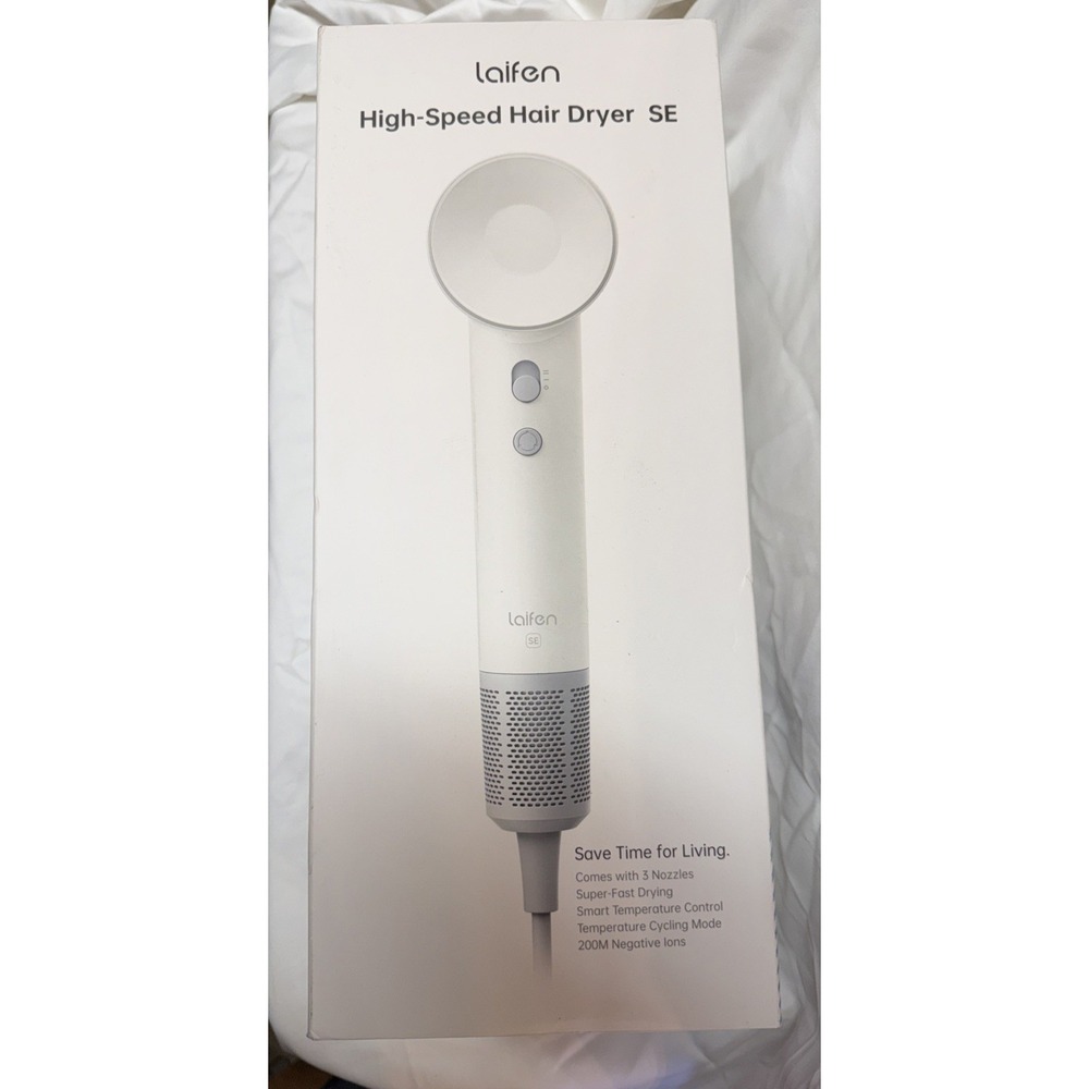 Laifen SE Hair Dryer Blow-Dryer Ionic Technology Temperature Cycling White